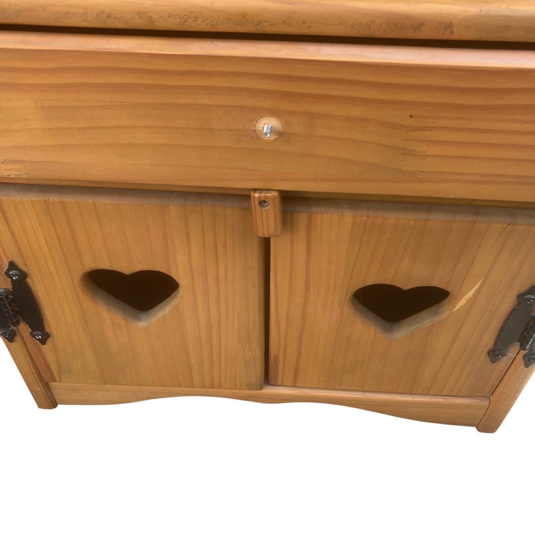 カントリー家具 アメリカン カントリー ハートシェルフ カップボード