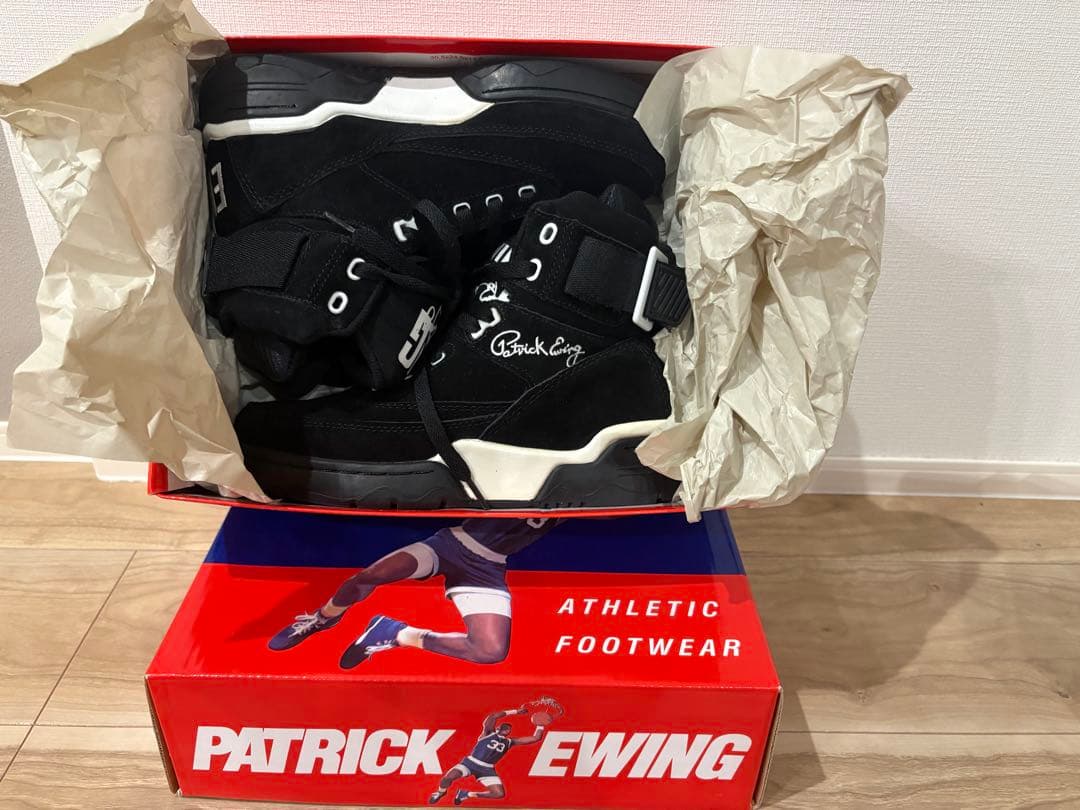 Ewing ブラック ハイカット シューズ バスケットシューズ　スニーカー