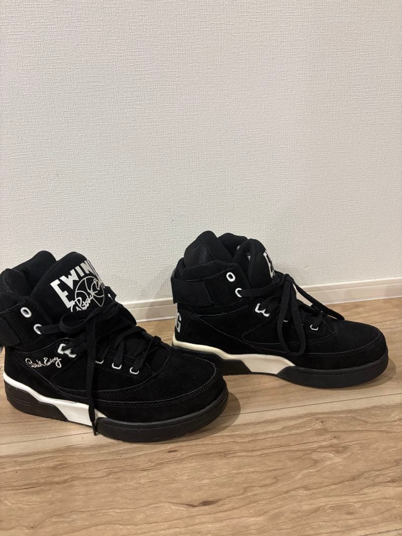 Ewing ブラック ハイカット シューズ バスケットシューズ　スニーカー
