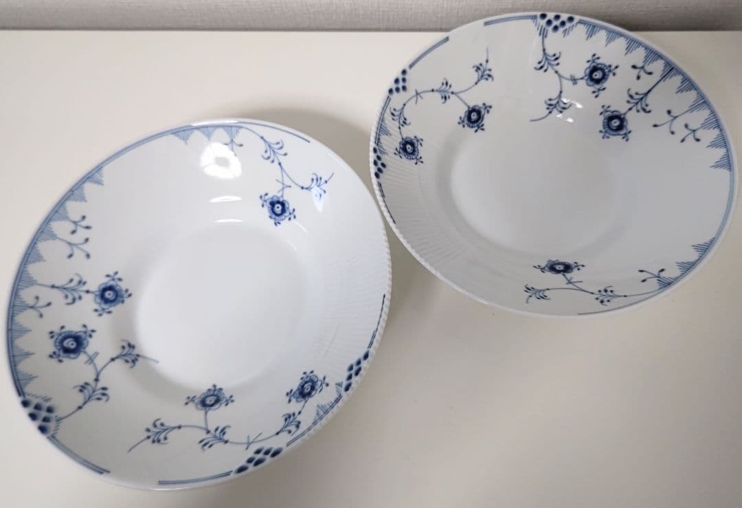 【美品】ロイヤルコペンハーゲン ブルーエレメンツ ディーププレート 25cm