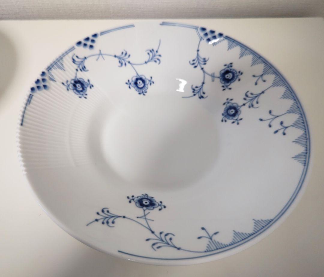 【美品】ロイヤルコペンハーゲン ブルーエレメンツ ディーププレート 25cm