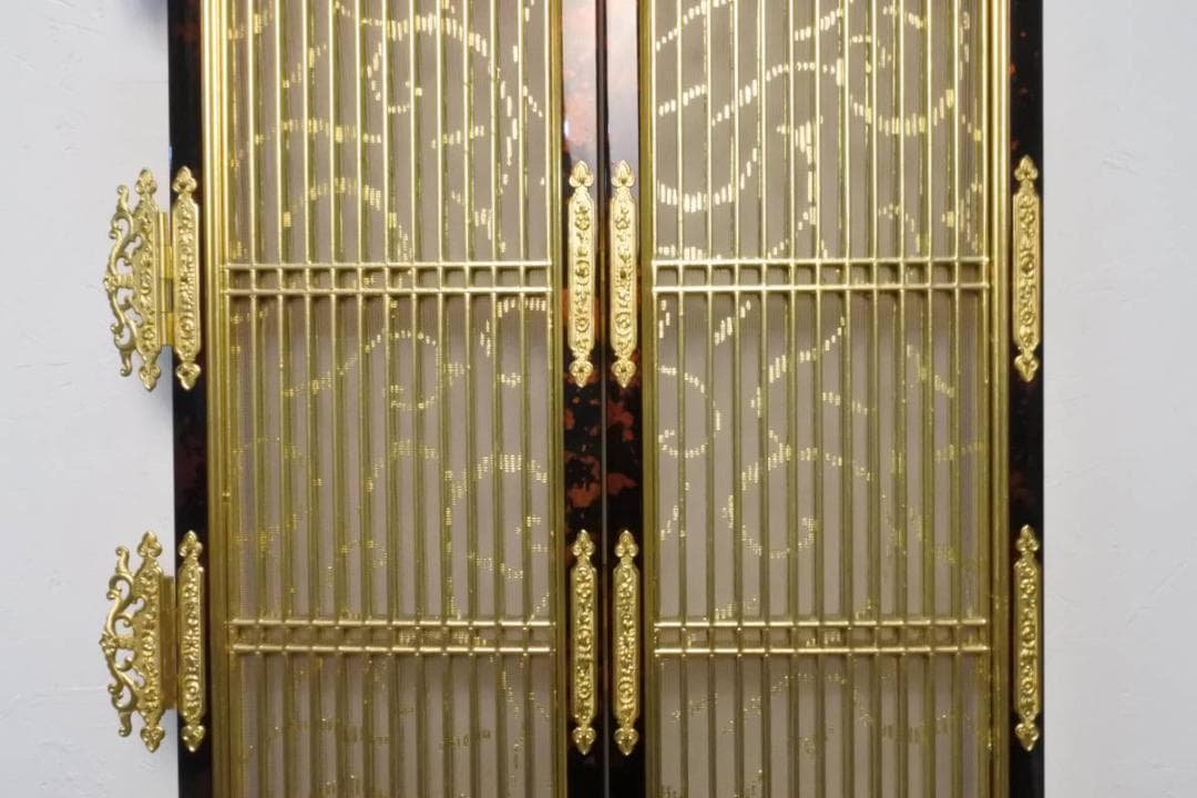 限定値下　【収集品】中扉　純金箔　仏壇　仏具　2751