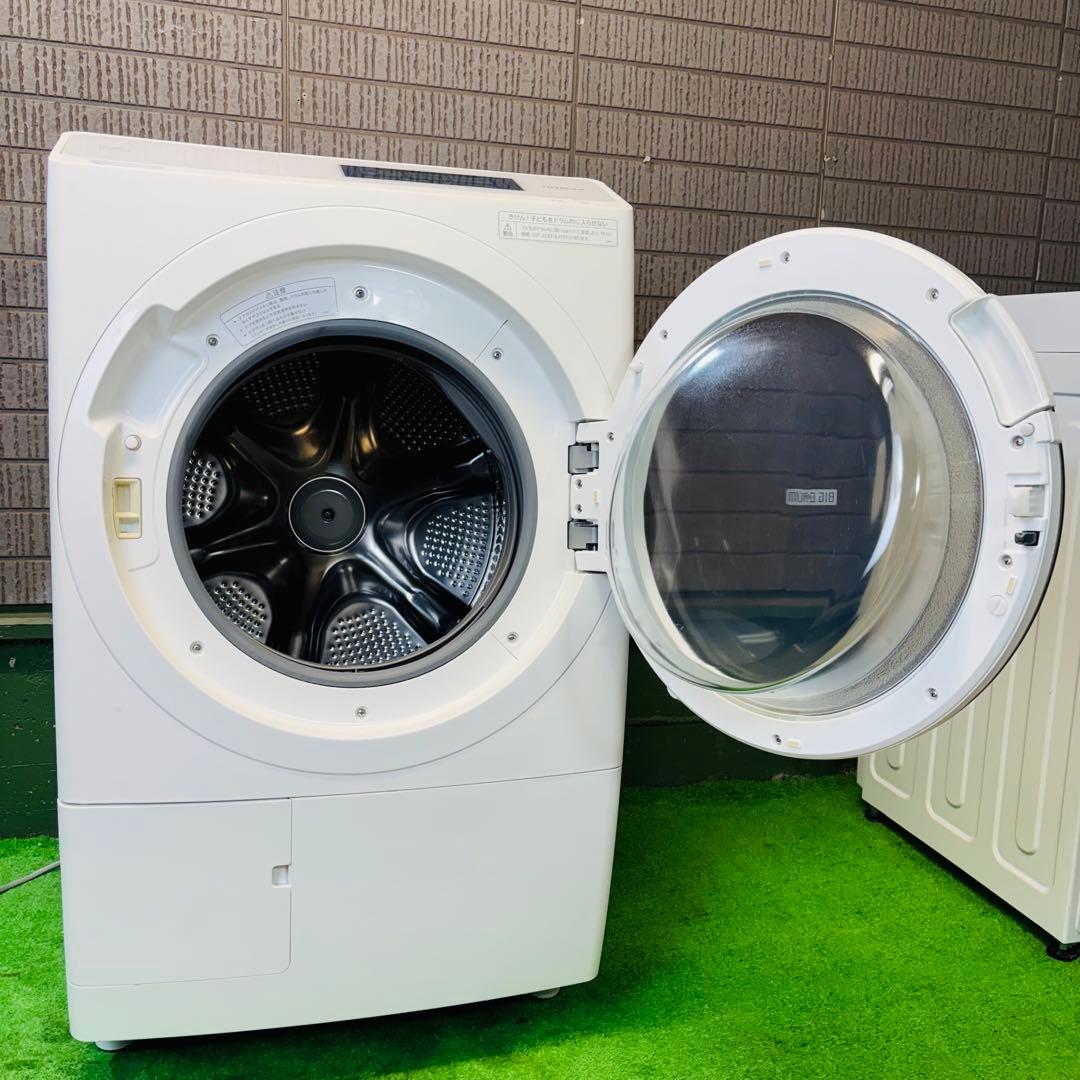 美品 23年製 12kg ドラム式洗濯機 最上位モデル 日立【地域限定配送無料】