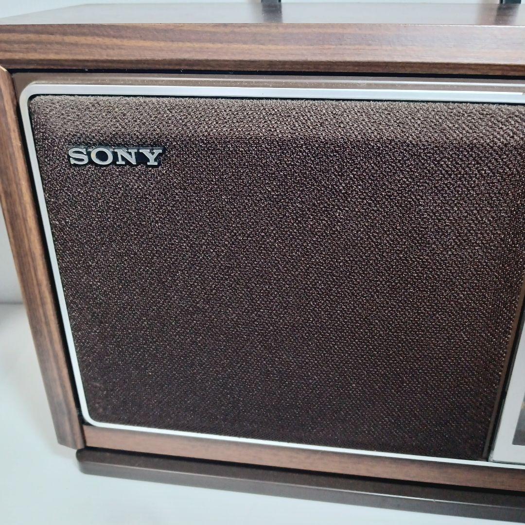 動作品 SONY ICF-9740 ソニー FM/AM 2バンドラジオ昭和レトロ