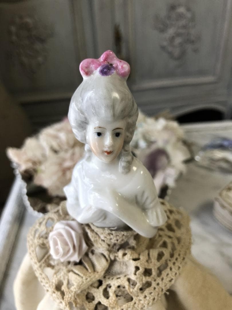 フランスアンティーク　ポーセリン　ドール