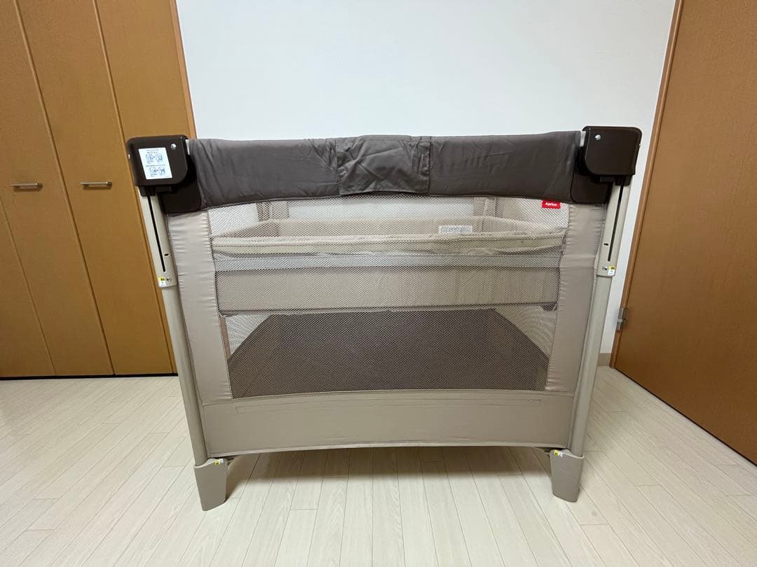 【美品】Aprica ココネルエアー　アップリカ　ベビーベッド