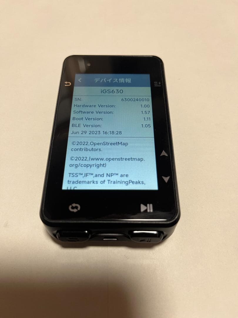 【値下げ中】iGPSport iGS630（シリコンケース付き）サイコン