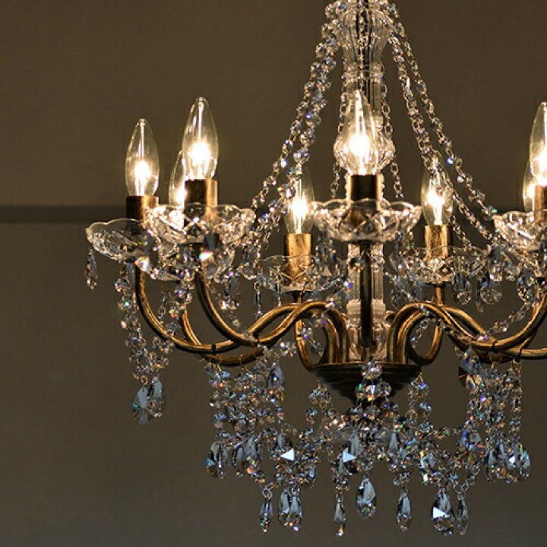 アスフォークリスタル使用 Build　ビルド 9灯シャンデリアGD