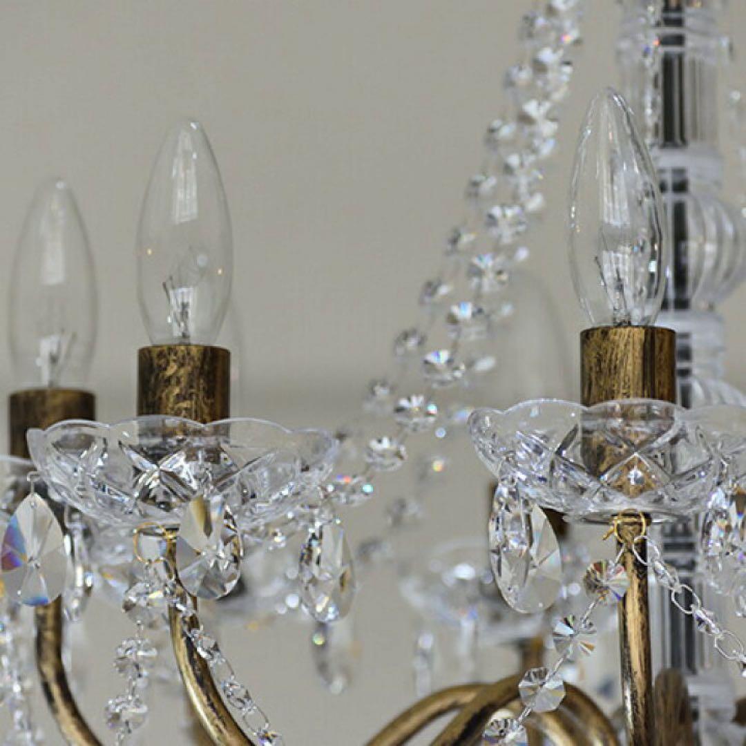 アスフォークリスタル使用 Build　ビルド 9灯シャンデリアGD