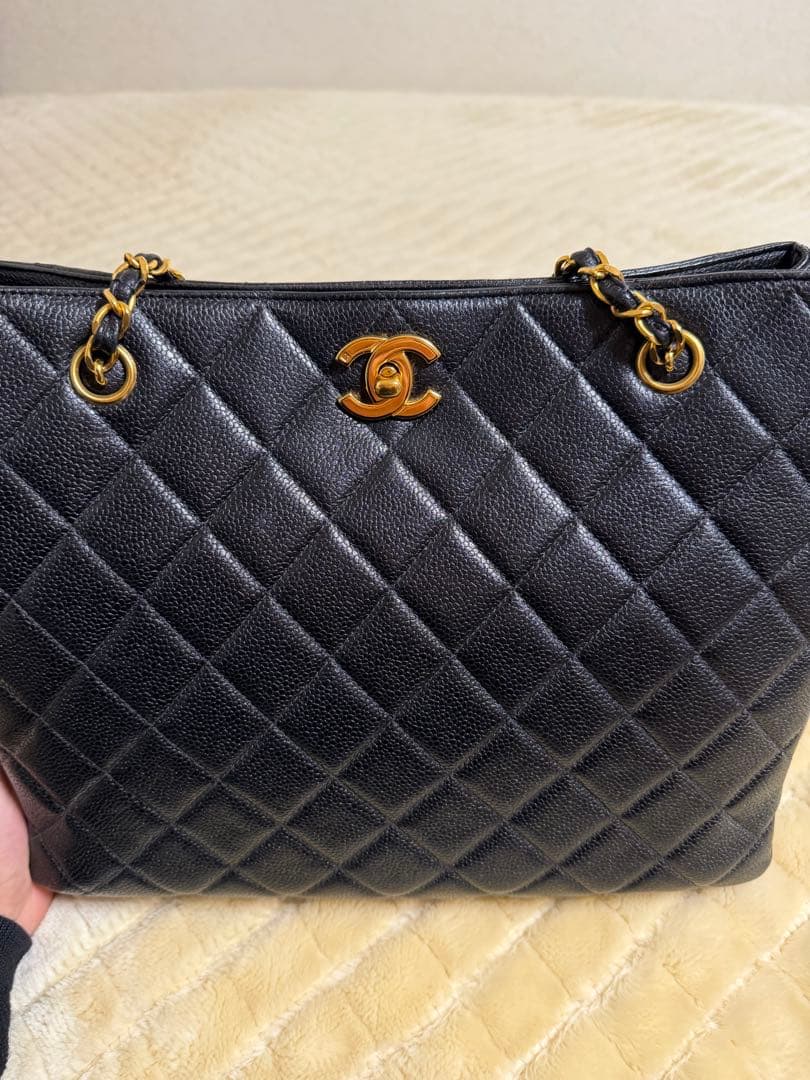 CHANEL マトラッセ　チェーントートバッグ　ココマーク　ヴィンテージ