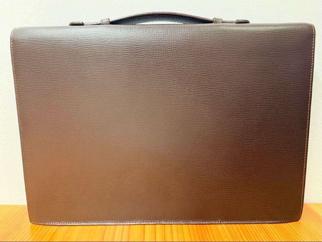 【極美品】LOEWE ロエベ アナグラム ビジネスバッグ ブリーフケースブラウン