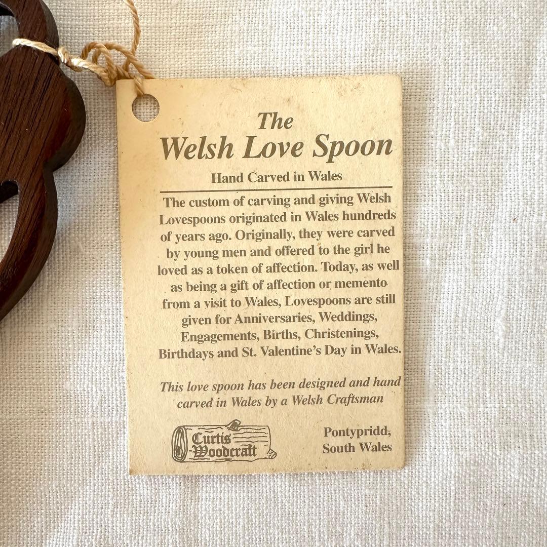 【希少】イギリス ウェールズ地方 ラブスプーン ビンテージ 伝統工芸