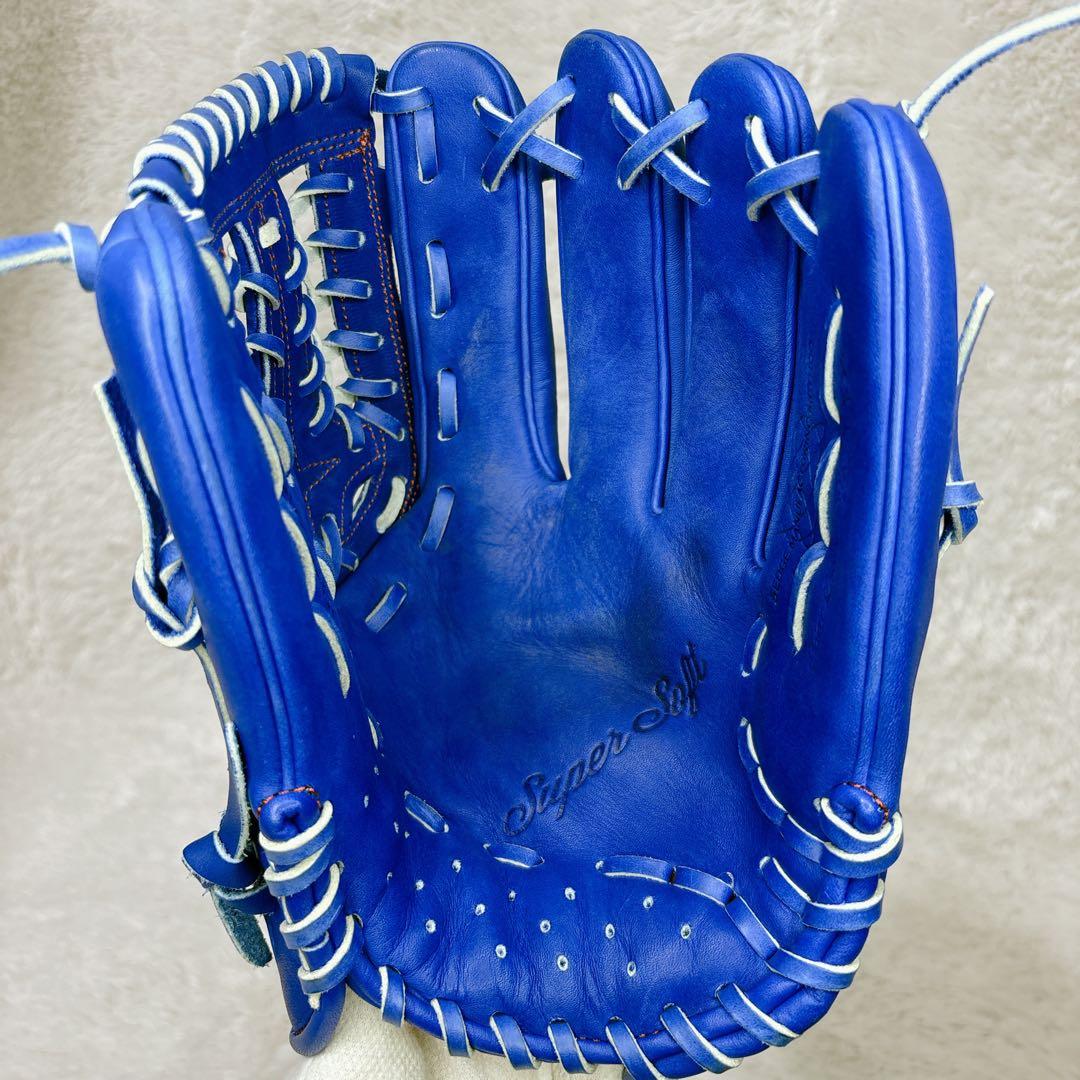SSK 軟式グローブ　オールラウンド　野球　super soft 一般用　ブルー