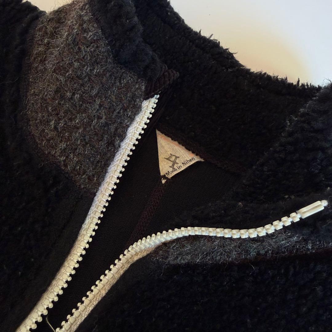 Fil Melange フィルメランジェ ウールカシミヤパイルベスト 4