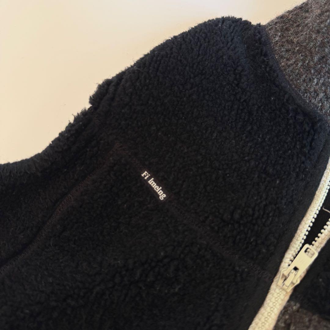 Fil Melange フィルメランジェ ウールカシミヤパイルベスト 4