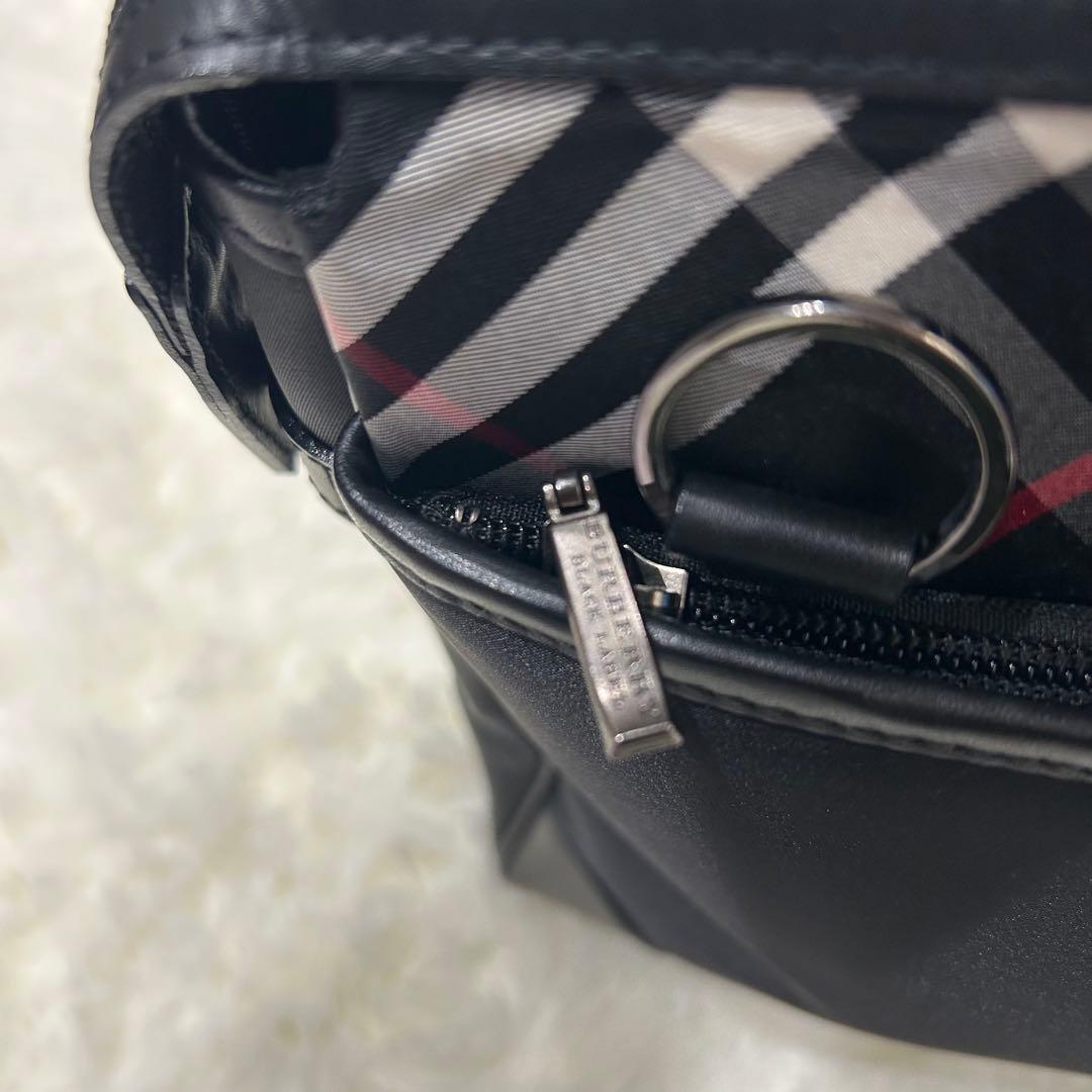 BURBERRY BLACKLABEL ビジネスバッグ ノバチェック 美品 黒