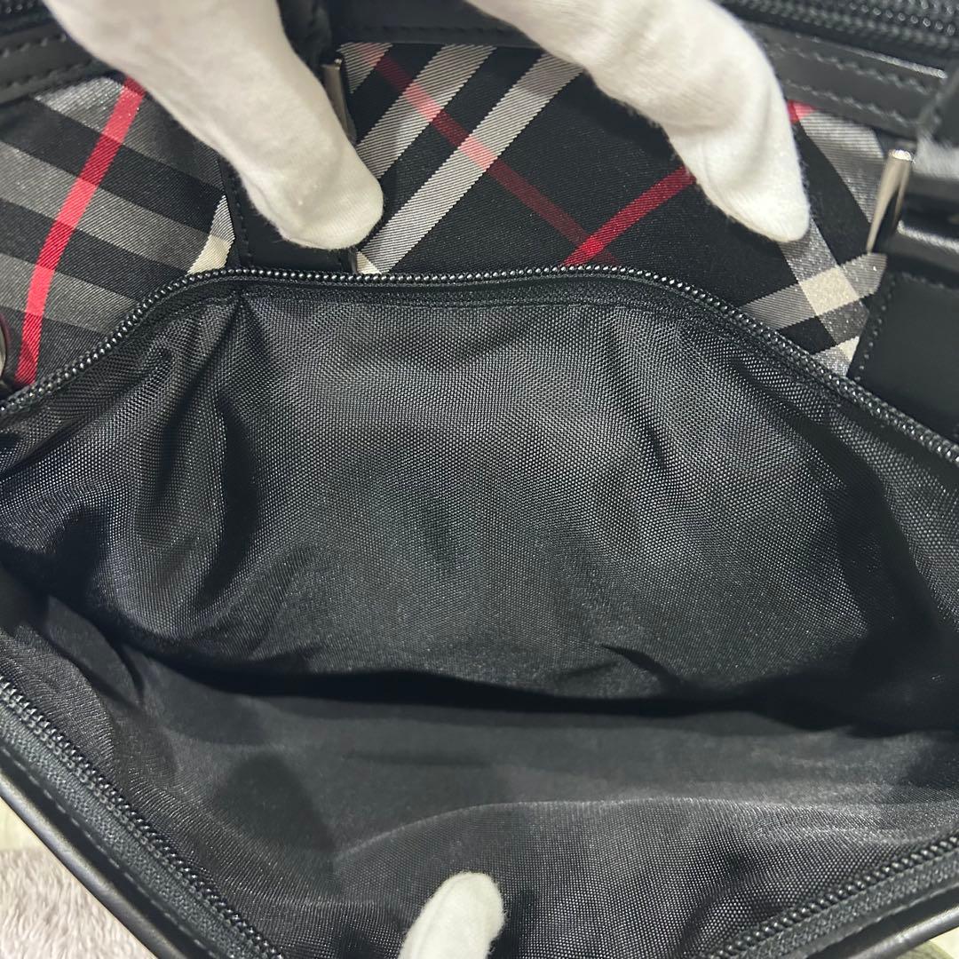 BURBERRY BLACKLABEL ビジネスバッグ ノバチェック 美品 黒