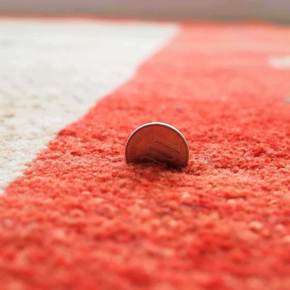 ギャッベ 150cm × 207cm ウールラグ カーペット ZR24260