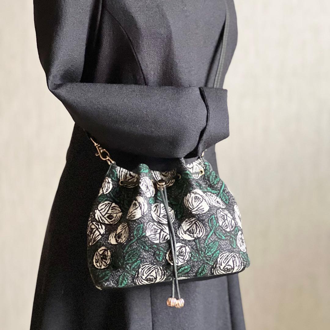 巾着&ショルダーバッグ　ミナペルホネン新作rosy MB512-144