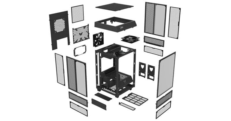 Thermaltake ホワイト ミニタワーケース