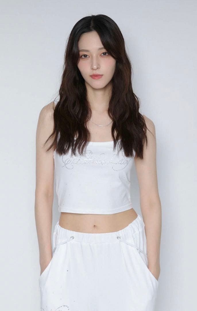 トップス melt the lady logo gradation camisole