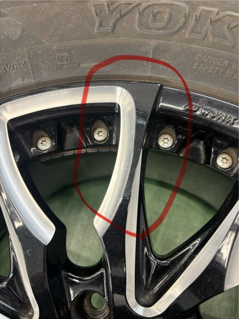 WORK CRAG PSV 18インチGEOLANDAR 4本　プラド　ホイール