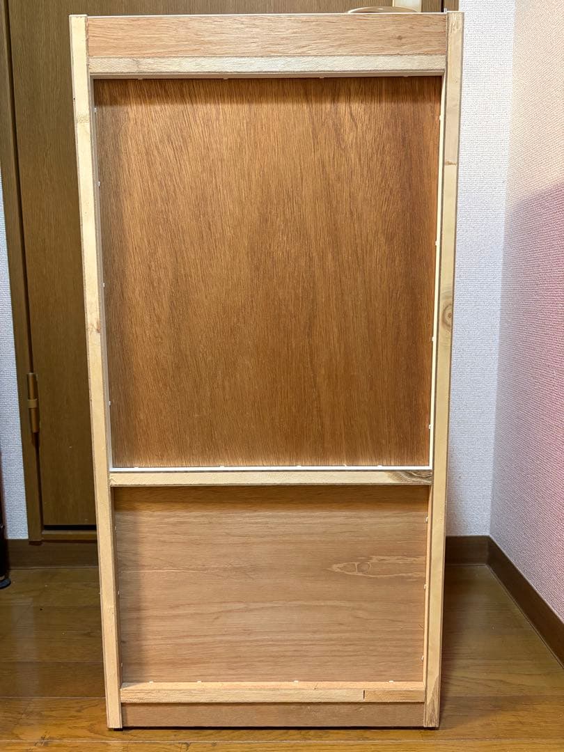 昭和レトロ　オレンジ色の棚