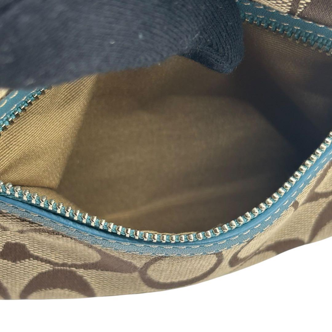 Coach ショルダーバッグ ブラウン/ブルー