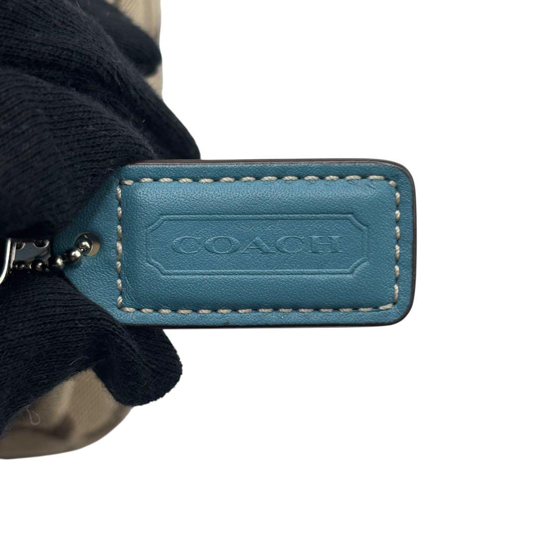 Coach ショルダーバッグ ブラウン/ブルー