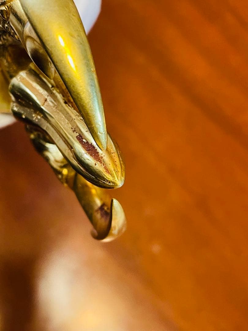 新品 未使用 法具 24金張 三鈷杵 ヴァジュラ 特大 サイズ約23㎝