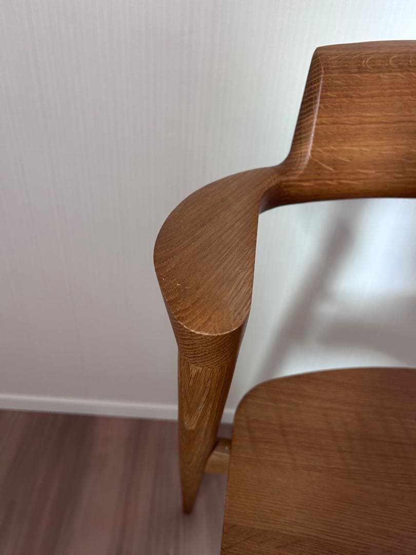 はな＊　飛騨産業 SEOTO セミアームチェア 2脚目有 N5 板座①