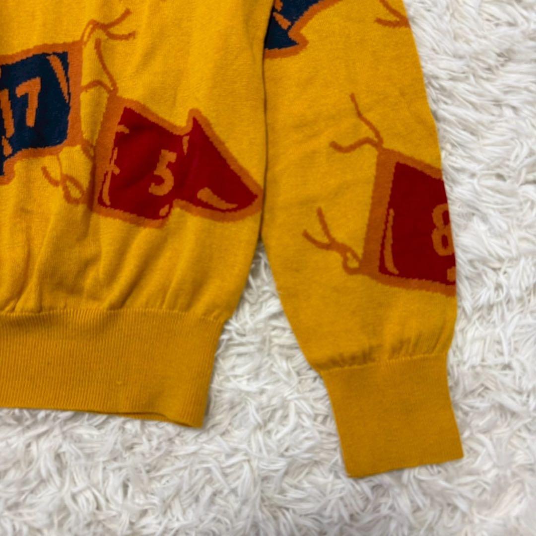 ✨XL相当✨クリスチャンディオール ニット CDロゴ 刺繍 総柄 クルーネック