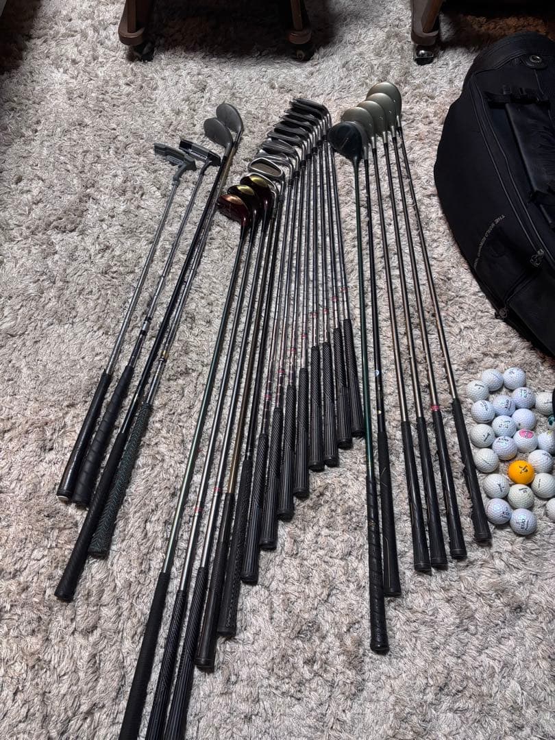 ミズノ他 クラブセット クラブ合計23本 ゴルフバッグ HONMA XXIO