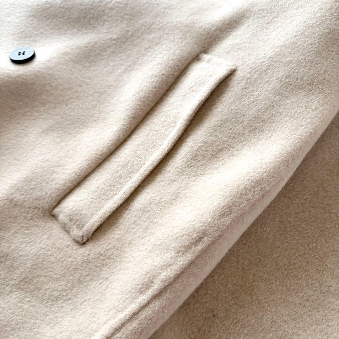 美品　ギャルリーヴィー　ウールダブルフェイス カラーレストレンチコート