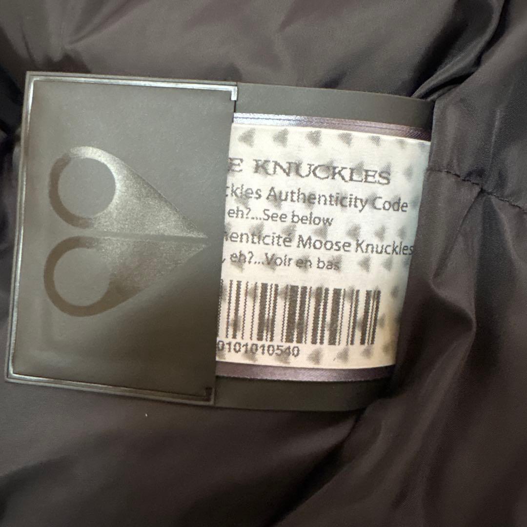 Moose Knuckles ブラックダウンジャケット　S