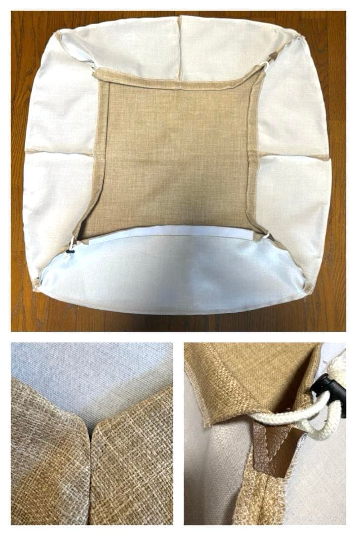 マレンコ　2人掛け　カバーのみ　自作　ベージュ系