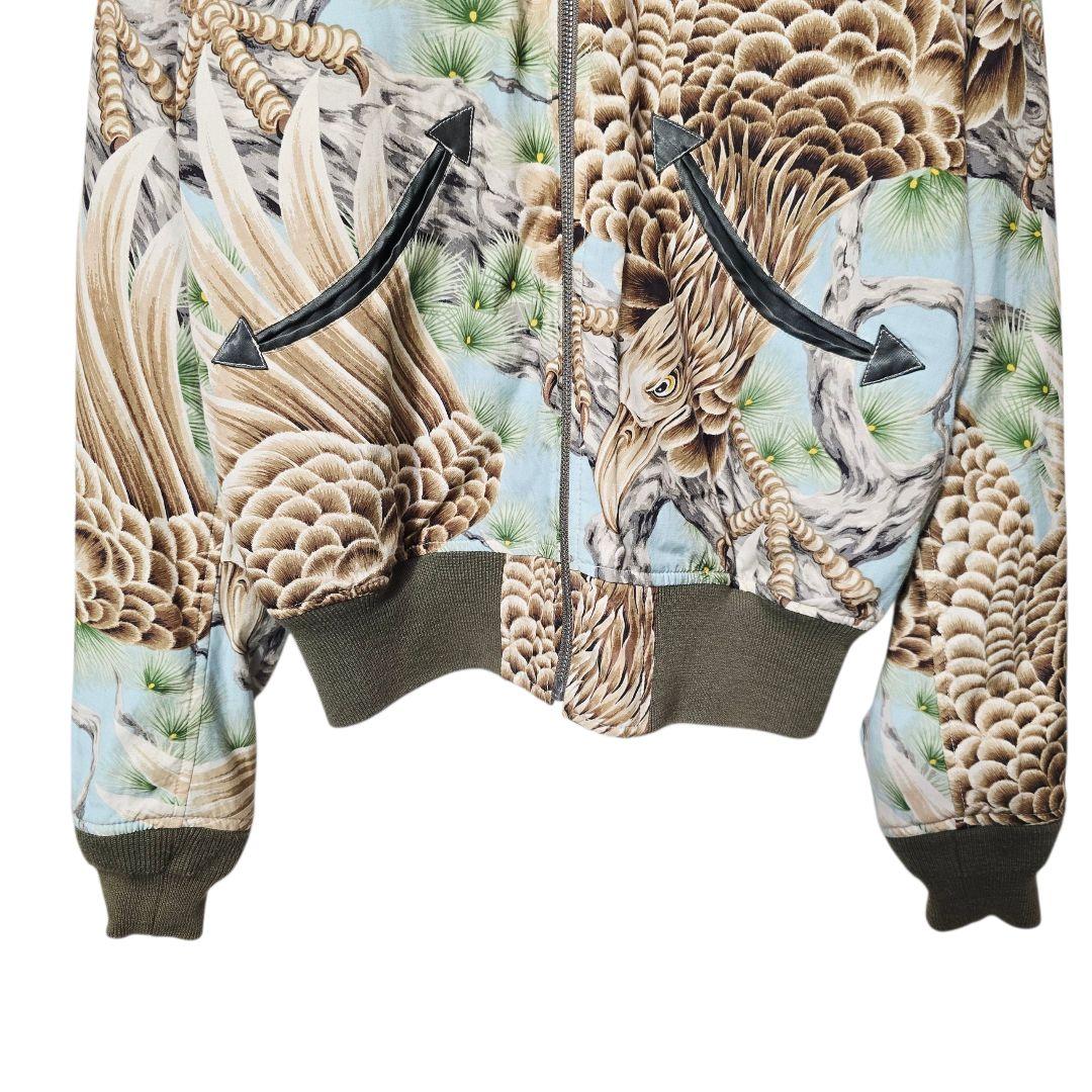 RRL ダブルアールエル リバーシブル MA-1 スカジャン 和柄 鷹