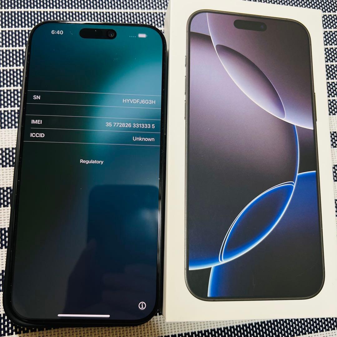 スマートフォン本体 Iphone 16 promax