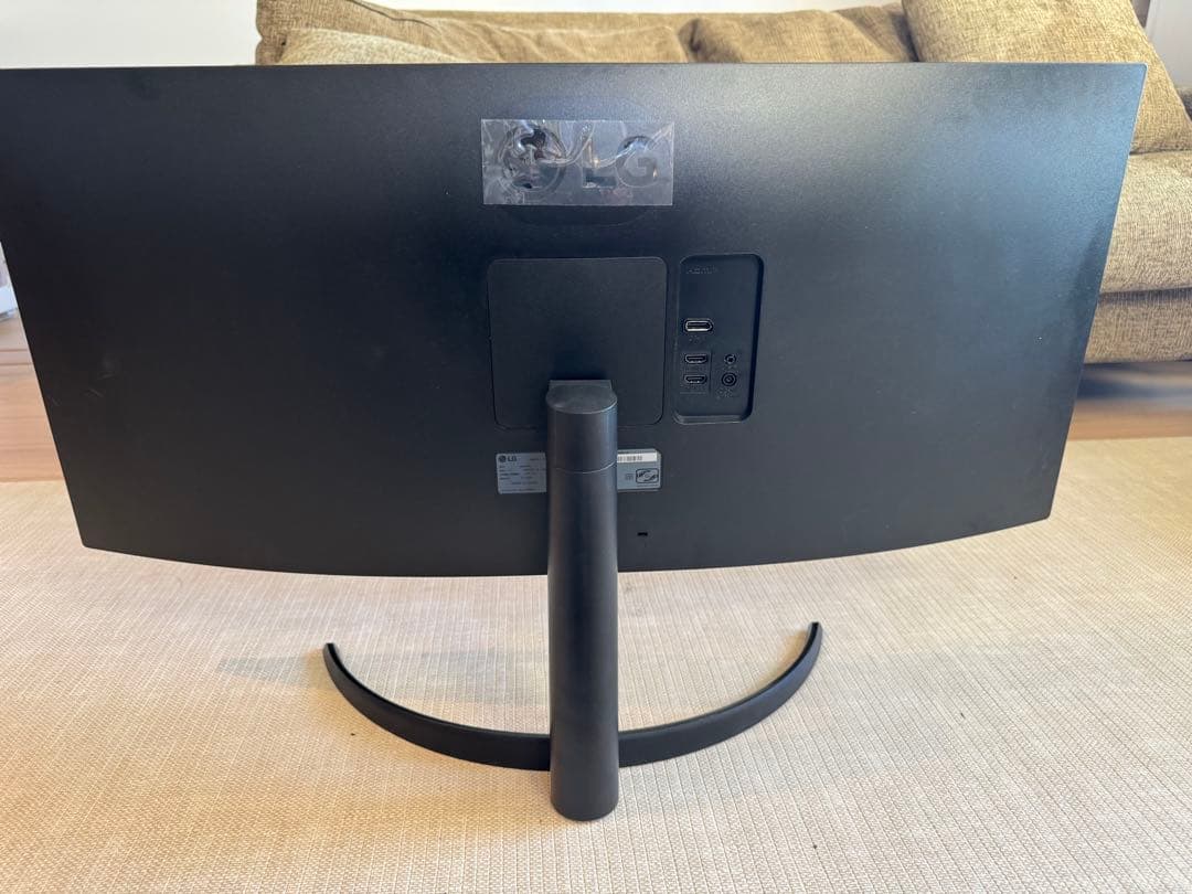 LG ゲーミングモニター 34WP60C-B [34インチ/曲面/160Hz]