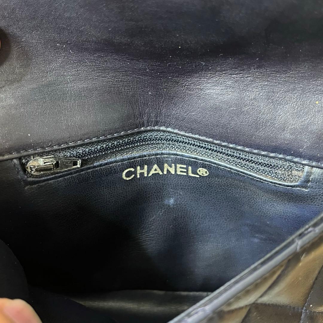 CHANEL シャネル ウエストポーチ マトラッセ ココマーク ターンロック