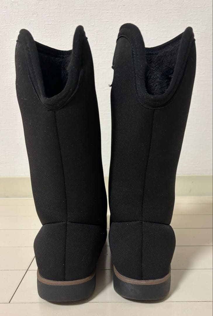 【良品】BOGS ボグス レディース　スノーブーツ　ブラック　24センチ