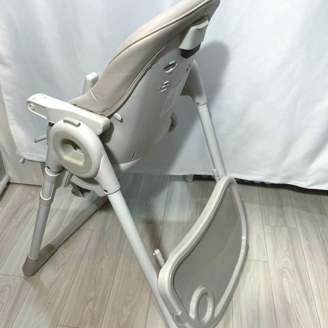 SMORbi のびのびマルチチェア ハイ＆ローチェア サンドグレー