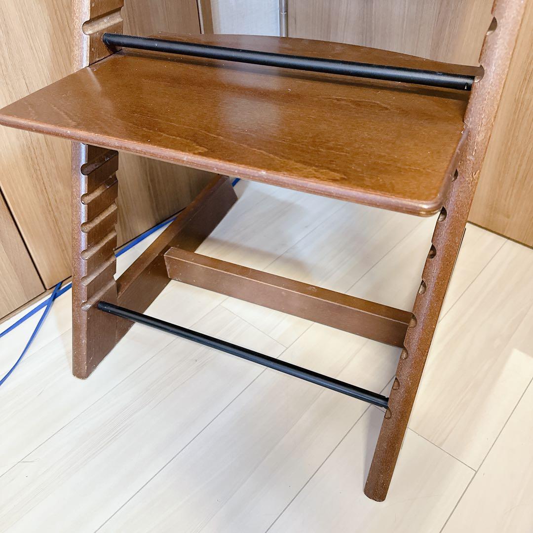 状態良好★ベビーガード付き ストッケ トリップトラップ ブラウン