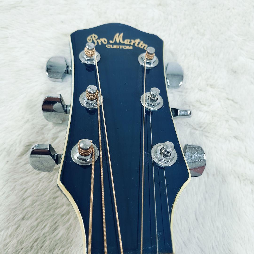 Pro Martin　custom　タイガーストライプ　エレアコ　ギター　虎杢