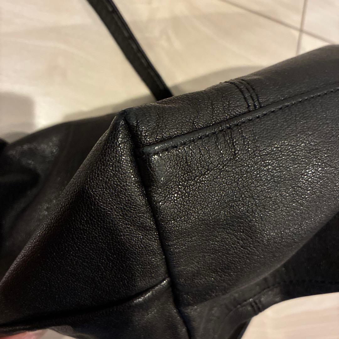 LONGCHAMP ショルダーバッグ ルプリアージュキュイール黒