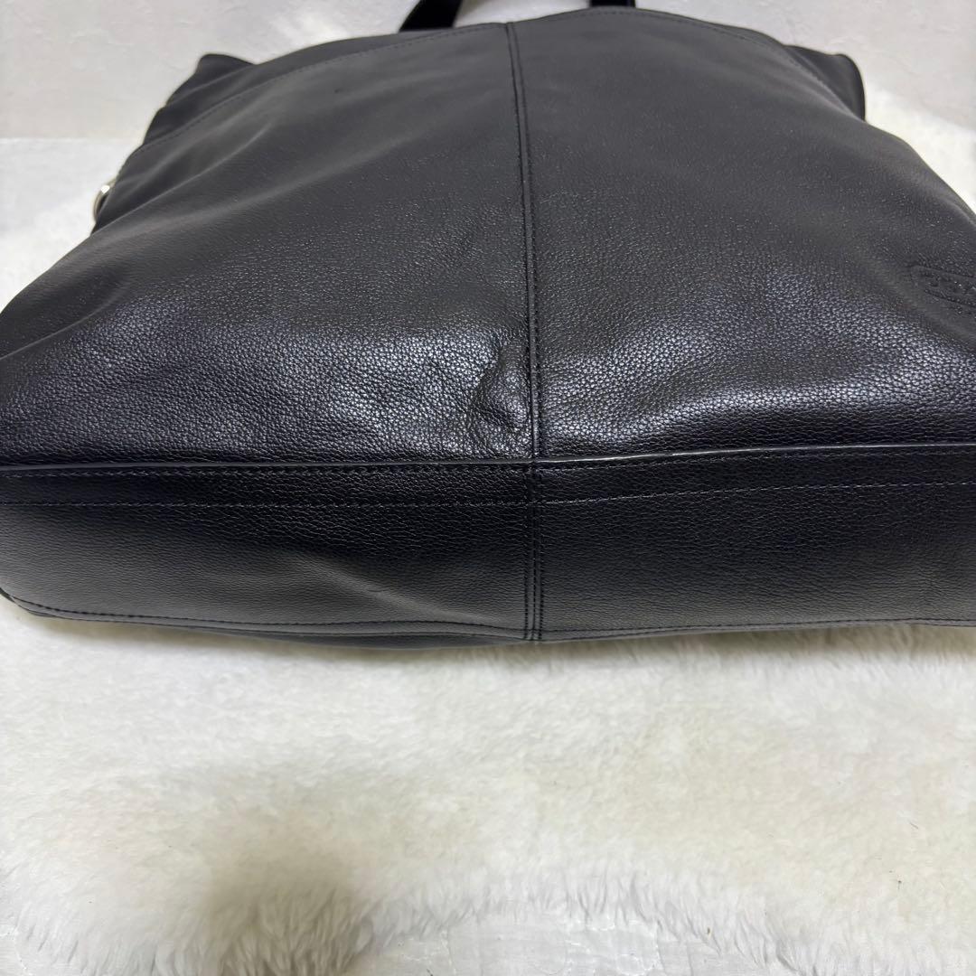 【未使用級】コーチ トンプソン トートバッグ 牛革 スパイロレザー 70493