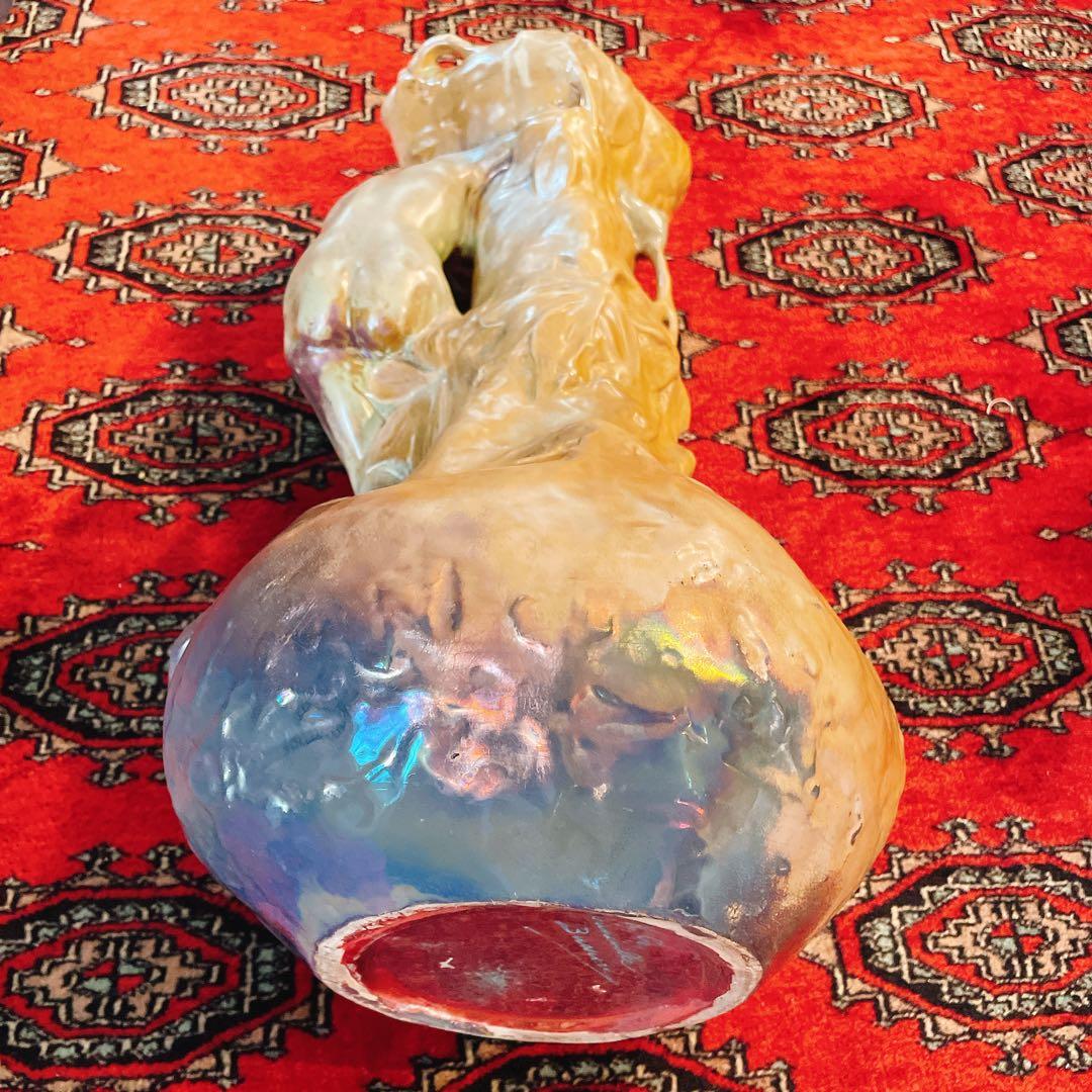 アーネスト・ブシエール　アール・ヌーヴォー　陶芸　美術品　芸術品　アンティーク