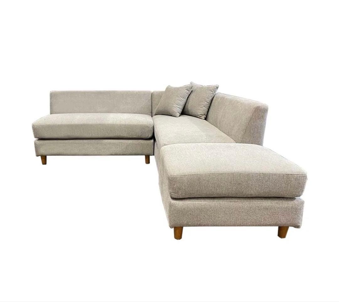 美品　NOCE ソファ8041 ライトグレー　大阪市内引取り可　お値引き相談可