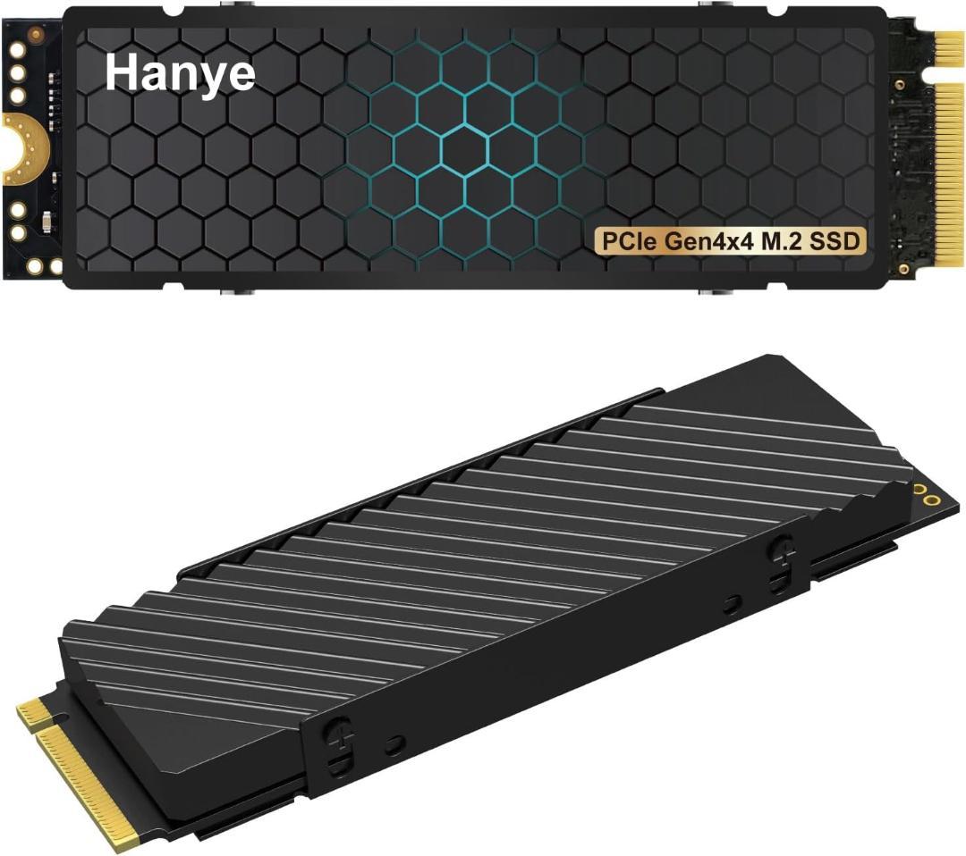Hanye HE70 4TB NVMe M.2 SSD PS5メーカー保証 1