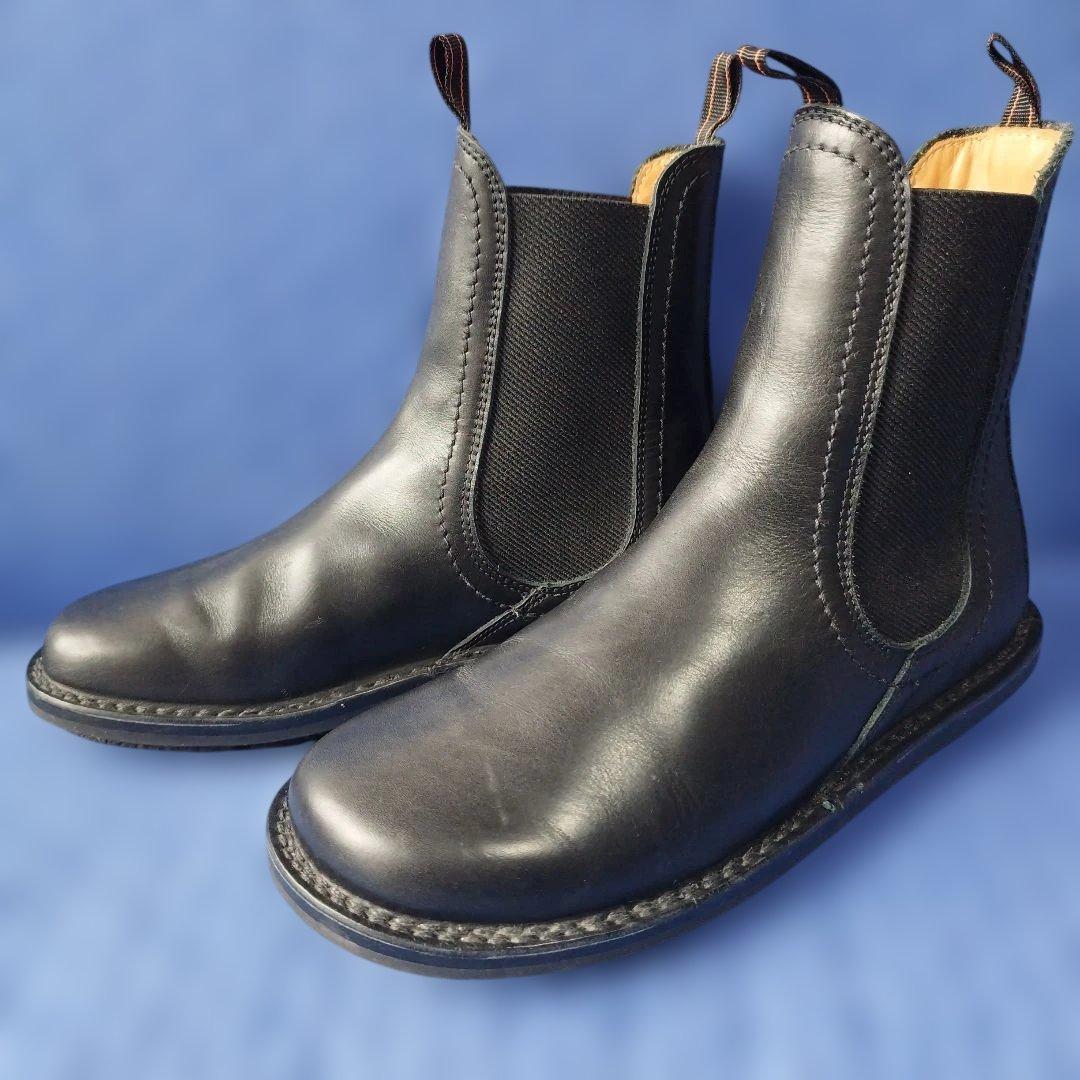 極美品■トリッペン■サイドゴアブーツ✨CHELSEA 牛革 ブラック黒